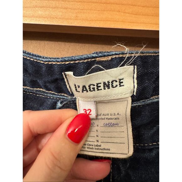 L’Agence Grainger Wide Leg Jean - Picture 3 of 5